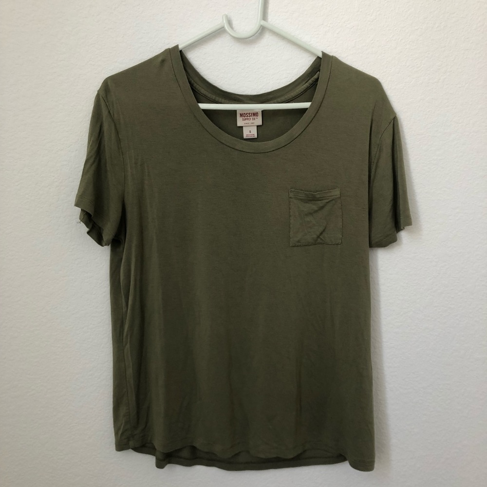 Green T-Shirt with Pocket
